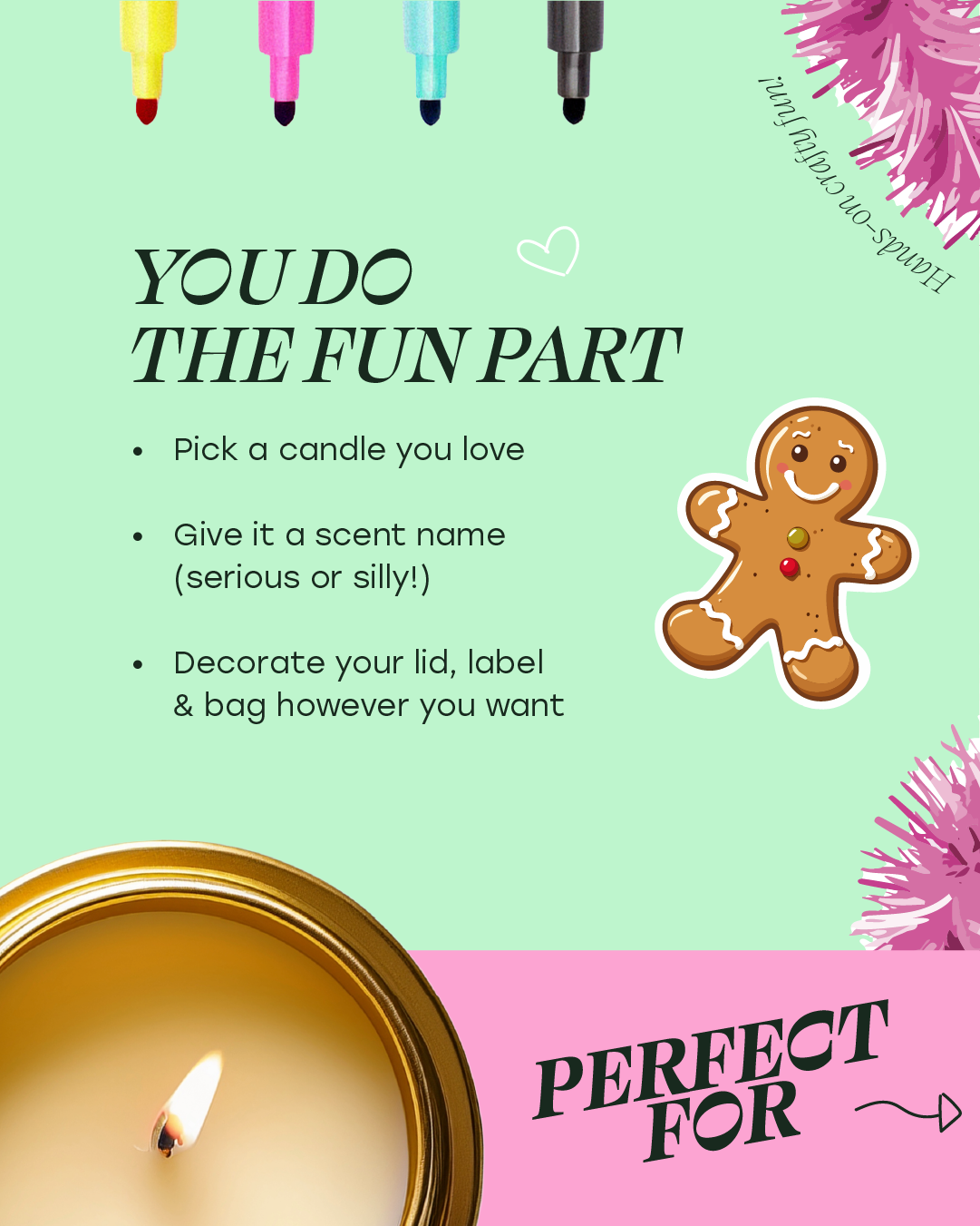 DEC 20 - Candle Decorating Workshop w/ Elmira Candle Co