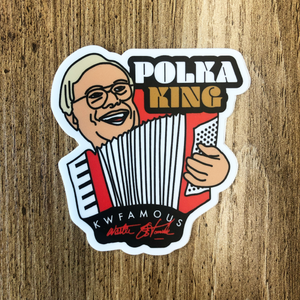 Polka King Sticker