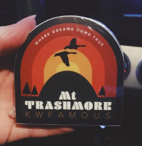Mt Trashmore Sticker