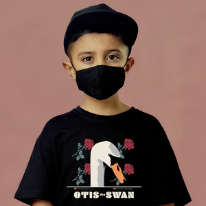 Otis the Swan band tee for tiny humans